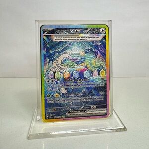 Pokemon Terapagos EX 170/142 Gold Metal Card Collectible/Gift/Fan Art